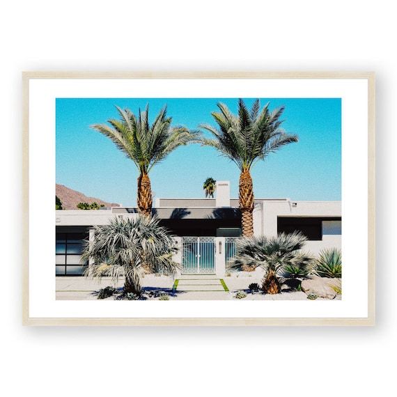 Palm Springs Art Print California Wall Art Photographie – Etsy France In Newest Palm Springs Wall Art (View 2 of 20)