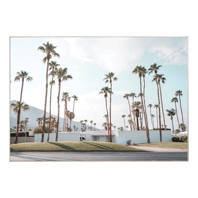 Palm Springs Getaway | Framed Canvas Print Inside Most Current Palm Springs Wall Art (View 18 of 20)