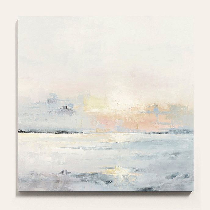 Pastel Sunset Stretched Canvas Art | Sunset Art, Pastel Sunset, Canvas Art Within Latest Pastel Sunset Wall Art (View 4 of 20)