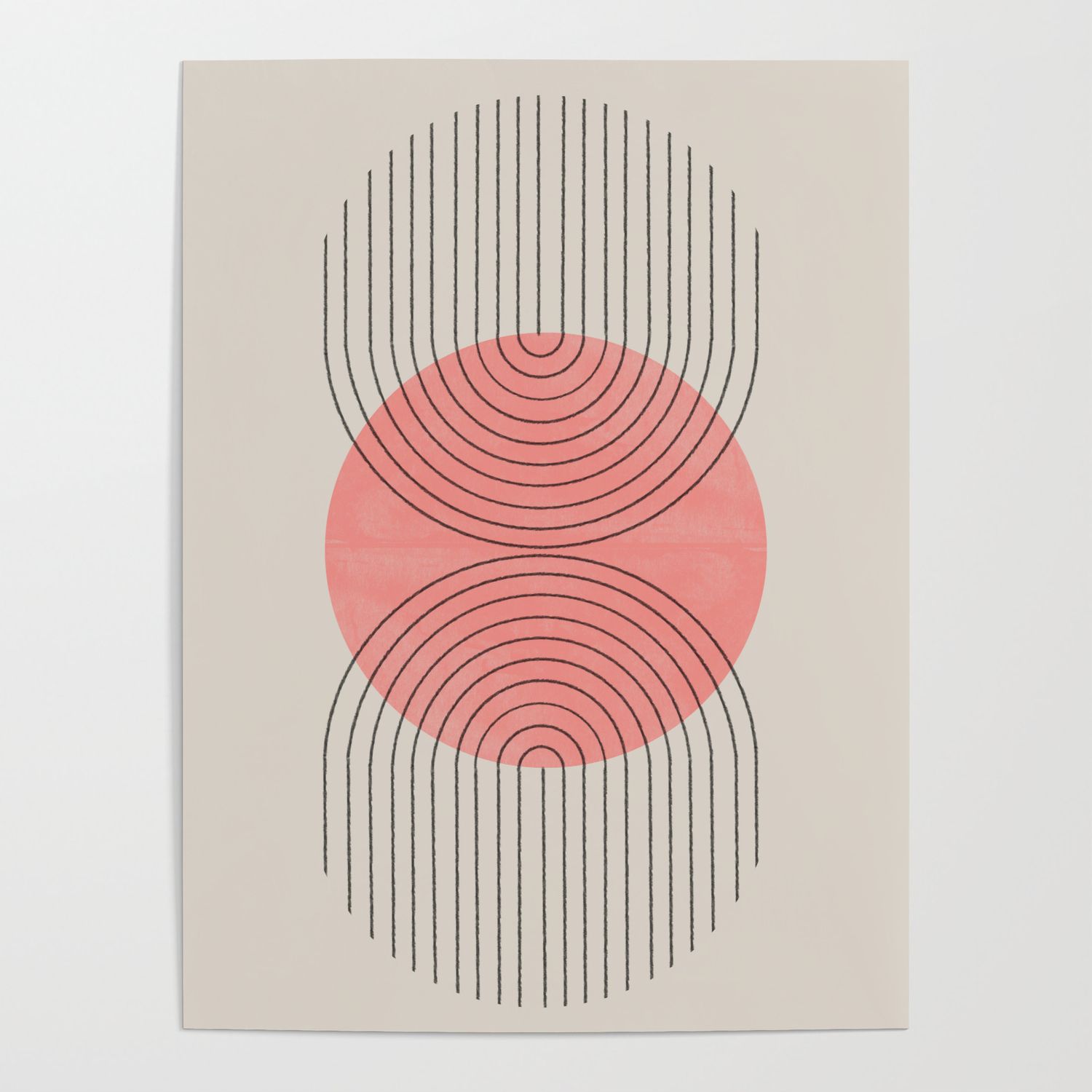 Perfect Touch Peach Posterthe Miuus Studio | Society6 Inside Most Current Perfect Touch Wall Art (View 16 of 20)