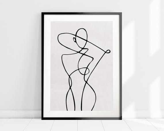 Pin On Minimalist Wall Art Pertaining To Newest Line Abstract Wall Art (View 10 of 20)