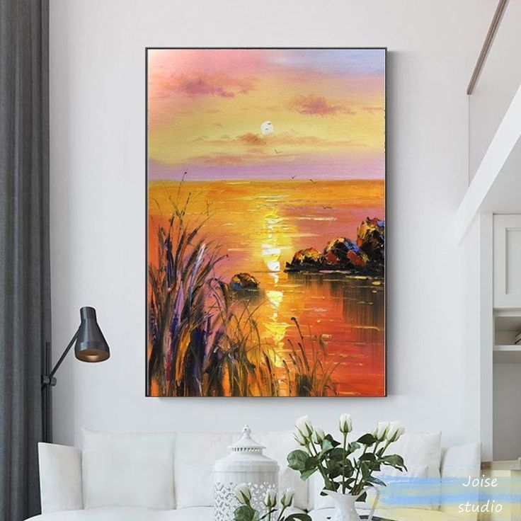 Pin On Seascape With Regard To Latest Sunset Landscape Wall Art (View 12 of 20)