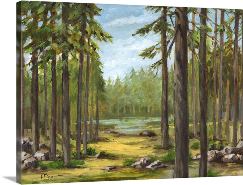 Pine Forest Wall Art, Canvas Prints, Framed Prints, Wall Peels | Great Big  Canvas Pertaining To Most Current Pine Forest Wall Art (View 16 of 20)