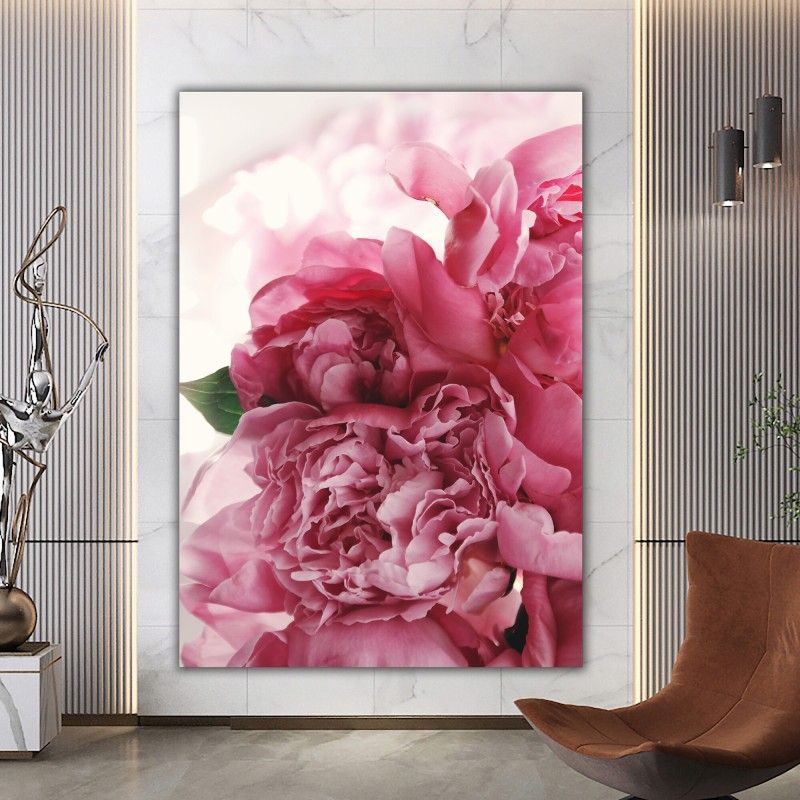 Pink Roses Wall Art,luxury Floral Print,modern Wall Decor,rose  Painting,floral Wall Art Regarding Best And Newest Roses Wall Art (View 12 of 20)