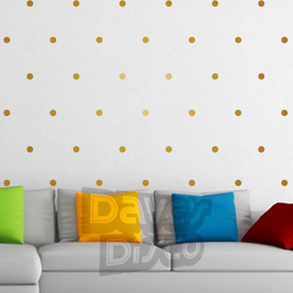 Polka Dots Set Pack De 40 Wall Art Stickers Decals Dot Spot Fenêtre  Autocollant Decal | Ebay Throughout Most Popular Dots Wall Art (View 3 of 20)