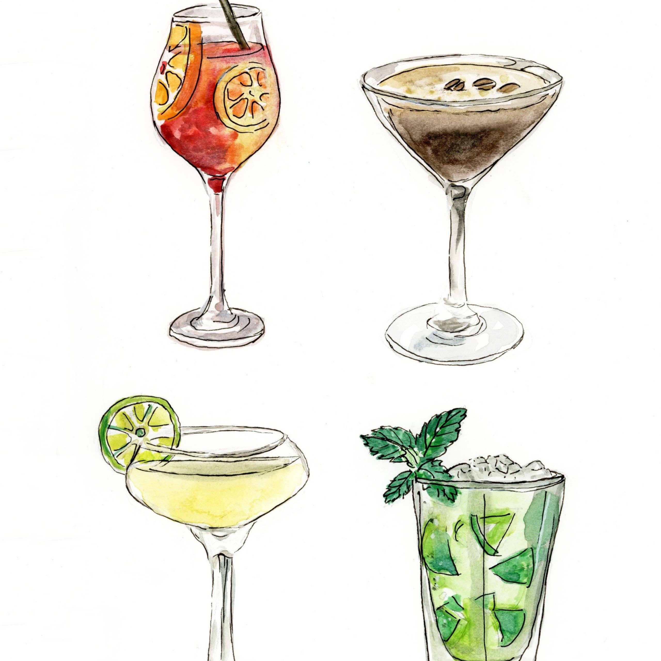 Printable Cocktails Wall Art Alcohol Print Digital Download – Etsy |  Kitchen Art Prints, Cocktails Drawing, Cocktail Art With 2017 Cocktails Wall Art (View 11 of 20)
