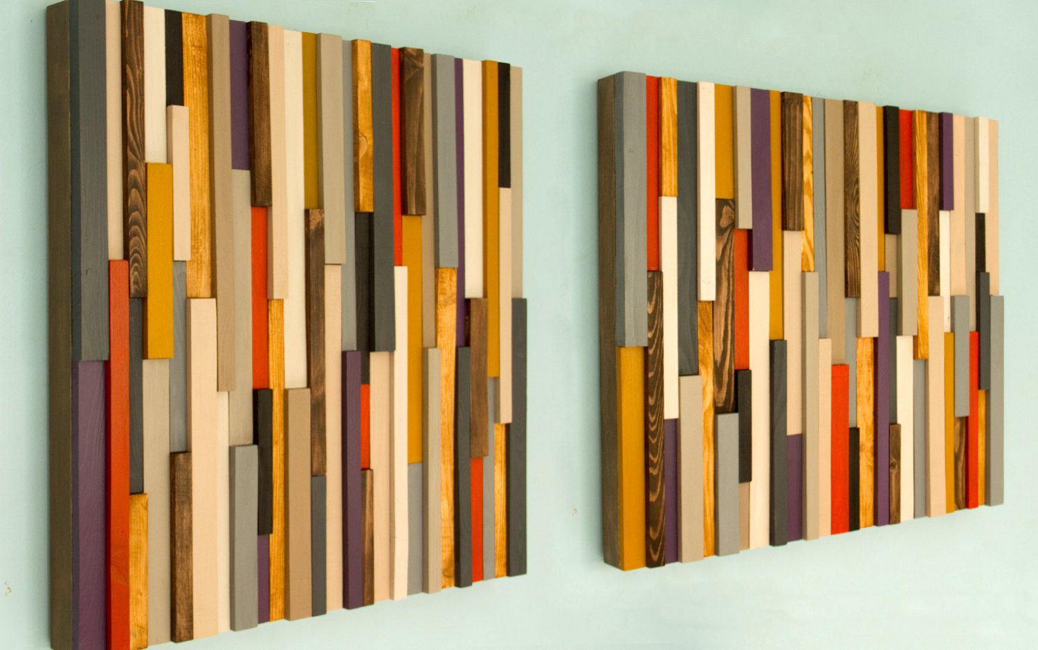 Reclaimed Wood Art, Modern Wood Art 3d, Set Of 2 – Art Glamour Regarding Most Up To Date Abstract Modern Wood Wall Art (View 4 of 20)