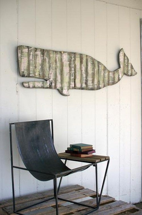 Reclaimed Wooden Whale Wall Hanging – Tuvalu Coastal Home Furnishings In Most Recent Whale Wall Art (View 15 of 20)