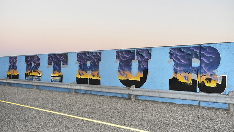 Seawall Of Art: Artists Add Flair To Port Arthur Landmark – Port Arthur  News | Port Arthur News With Regard To Recent The Seawall Art (View 6 of 20)
