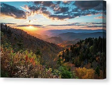 Smoky Mountains Canvas Prints & Wall Art – Fine Art America With Regard To Most Recent Smoky Mountain Wall Art (View 12 of 20)
