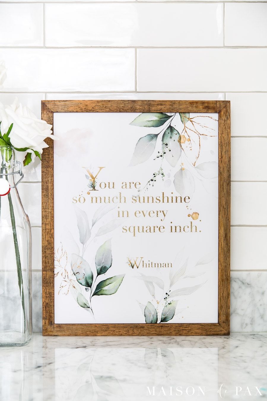 So Much Sunshine Printable Wall Art – Maison De Pax Inside Most Up To Date Summers Wood Wall Art (View 14 of 20)