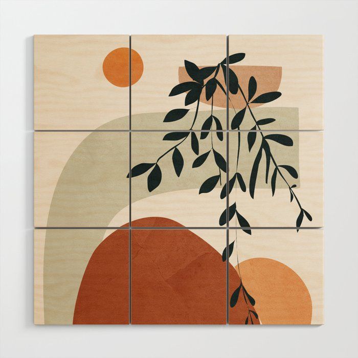 Soft Shapes I Wood Wall Artcity Art | Society6 Intended For Most Popular Soft Shapes Wall Art (View 6 of 20)