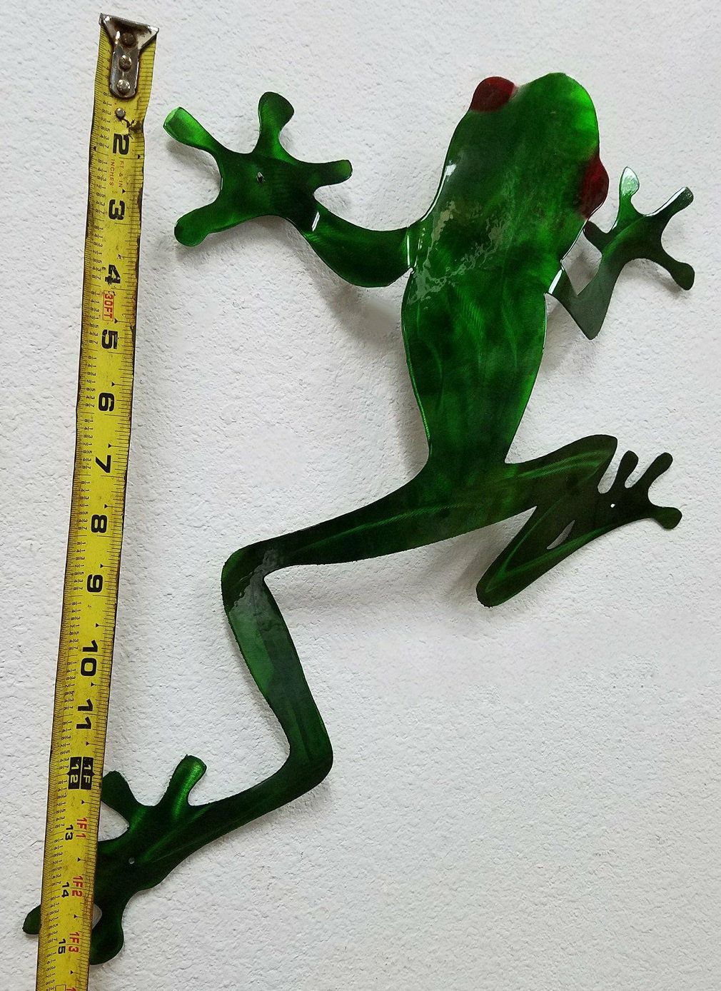 Stainless Steel Tree Frog Rainforest Wall Art, Tree Frog Metal Art,  Stainless Red Eyed Tree Frog Outdoor Wall Decor, Jungle Decor Intended For 2018 Frog Wall Art (View 18 of 20)