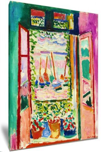 The Open Windowhenri Matisse Hd Framed Canvas Wall Art Picture Print |  Ebay For Most Recently Released The Open Window Wall Art (View 3 of 20)