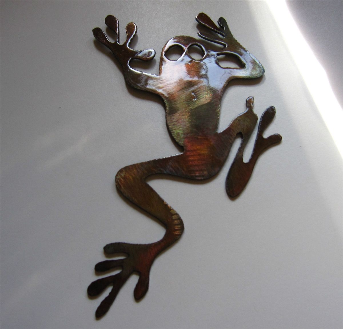 Tree Climbing Frog Metal Art Regarding Latest Frog Wall Art (View 16 of 20)