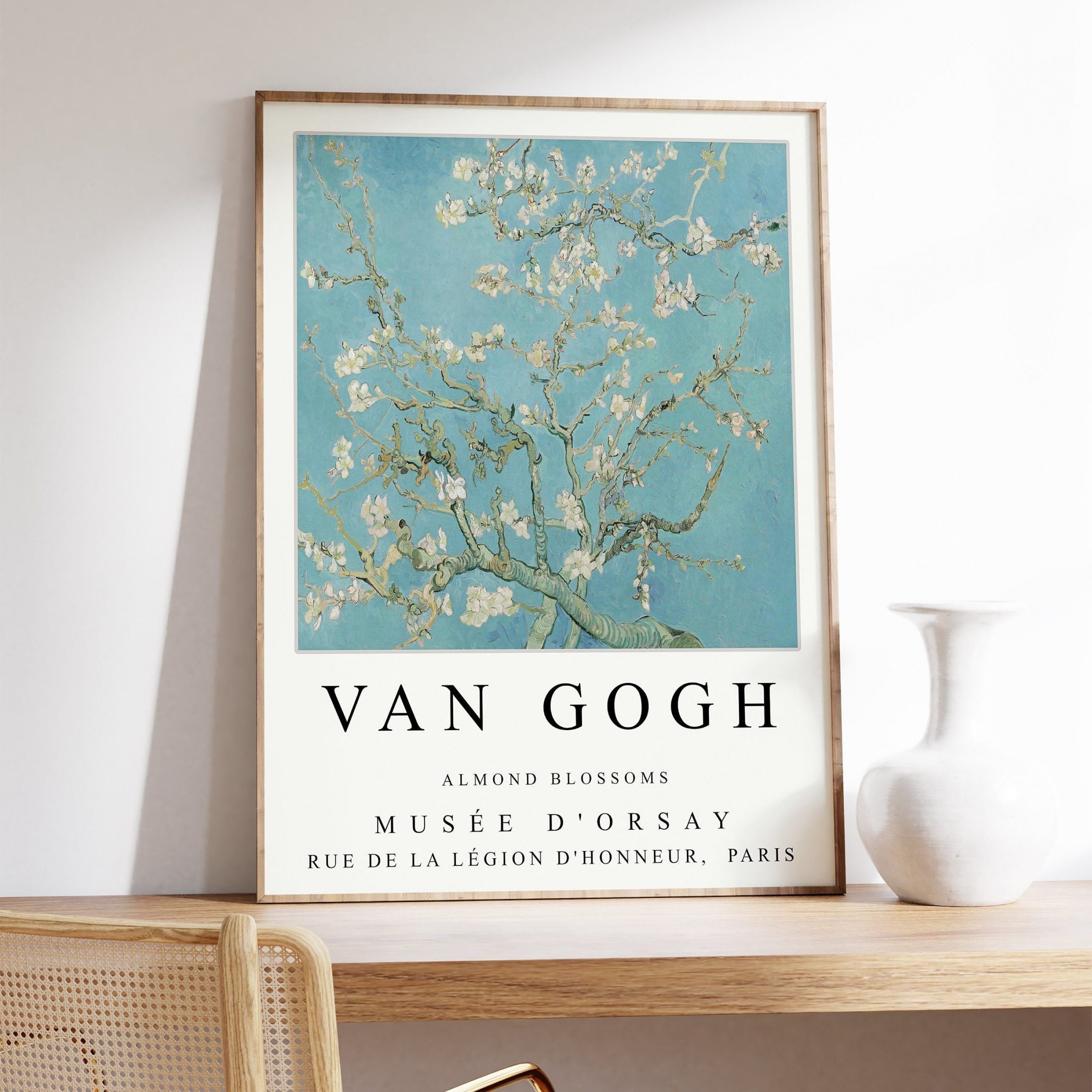 Van Gogh Almond Blossom Print – Etsy France With Most Up To Date Almond Blossoms Wall Art (View 11 of 20)