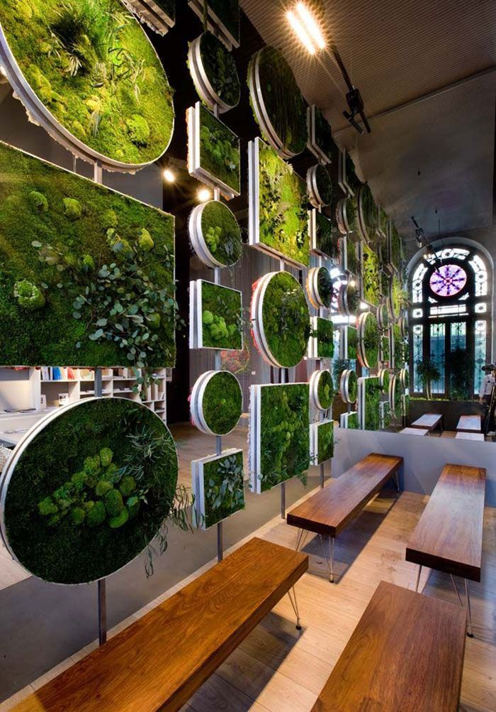 Vertical Moss Garden | Green Interior Design, Green Interiors, Interior  Design Trends In Latest Inner Garden Wall Art (View 4 of 20)