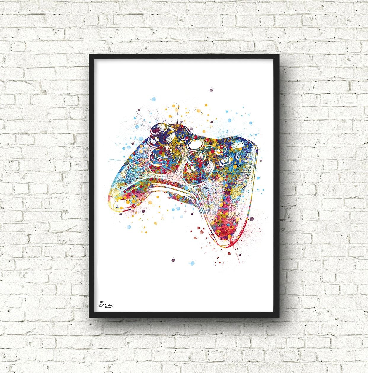 Video Game Wall Art – Etsy France Inside 2018 Games Wall Art (View 17 of 20)