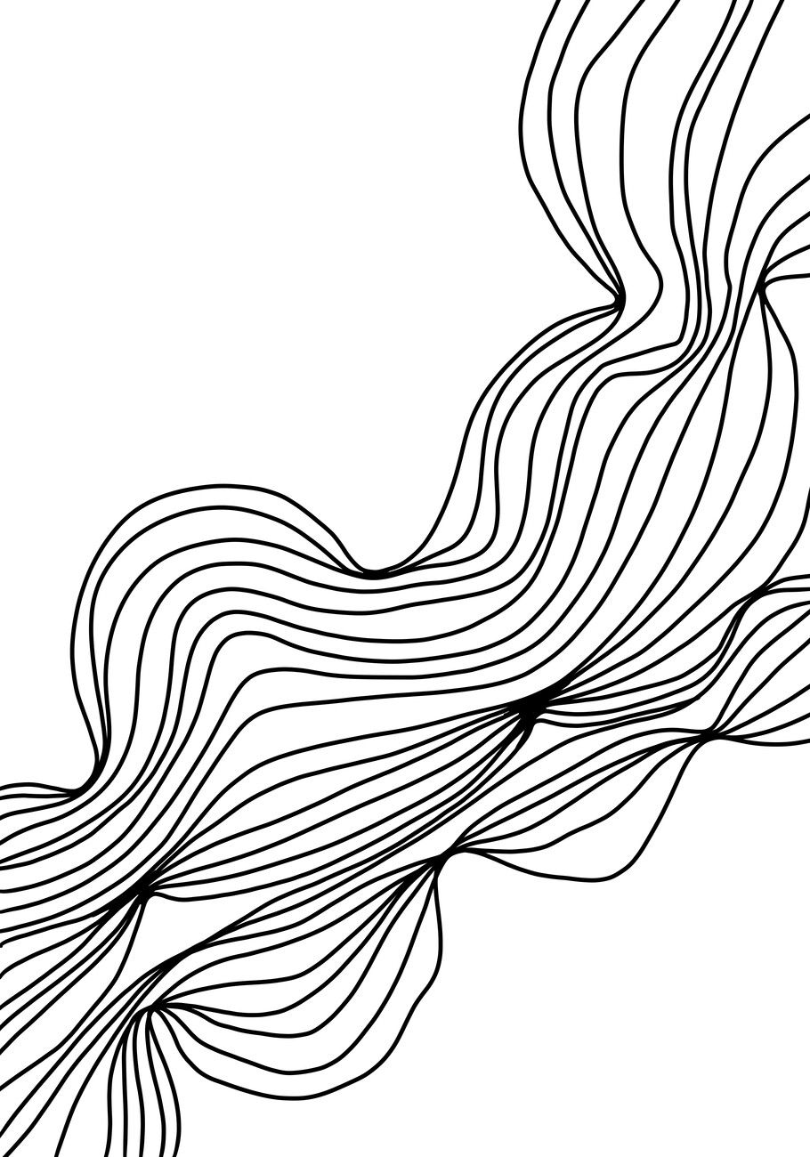Wall Art Print | Black Lines | Europosters Within Recent Lines Wall Art (View 12 of 20)