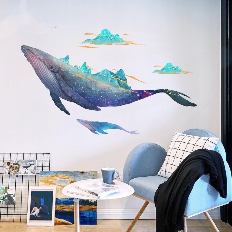 Whale Wall Decals | Mural Art, Whale Wall Decals, Canvas Painting Diy In Newest Whale Wall Art (View 14 of 20)