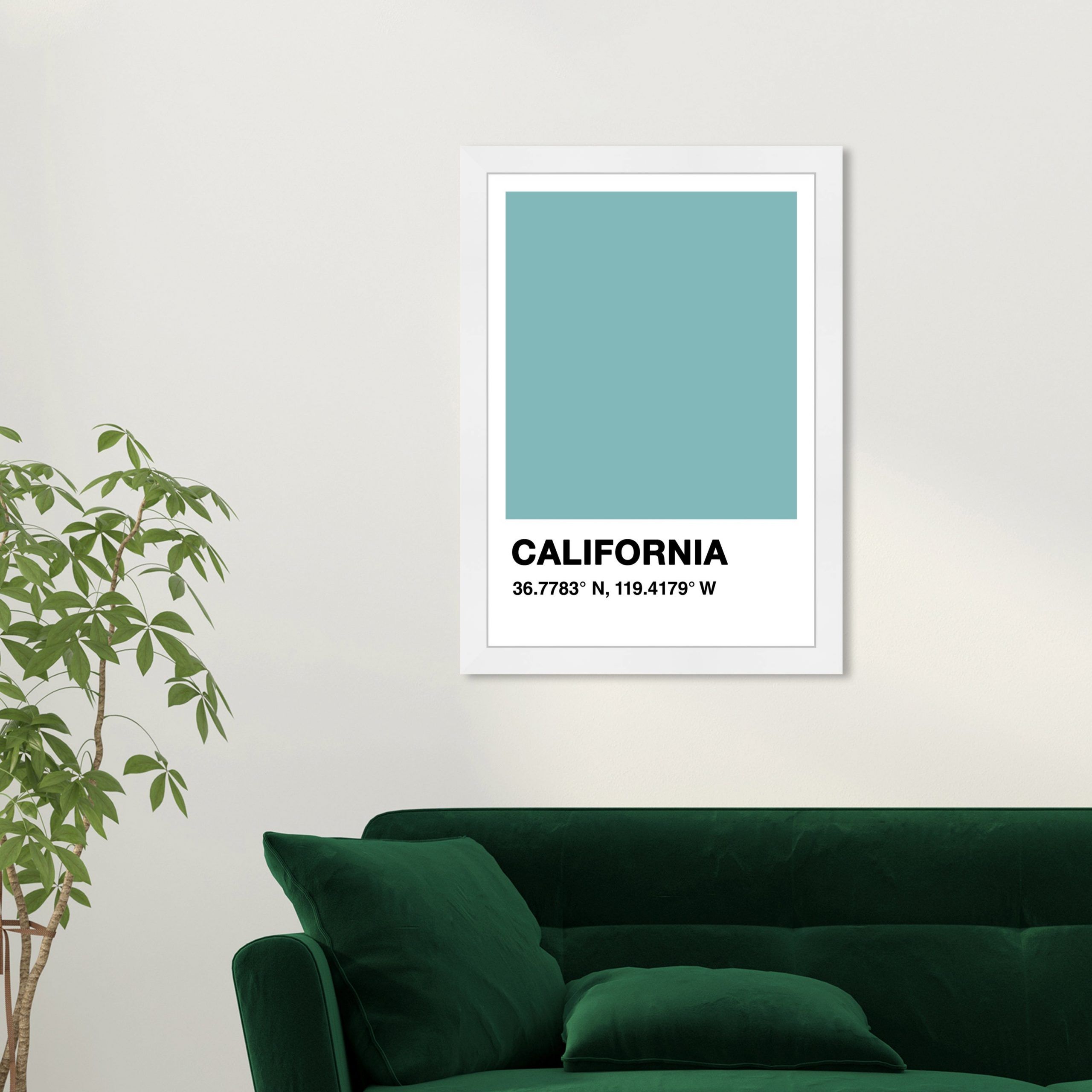 Wynwood Studio 'california Color Swatch' Cities And Skylines Blue Wall  Art Framed Print – Overstock – 32635946 In Newest California Living Wall Art (Gallery 20 of 20)