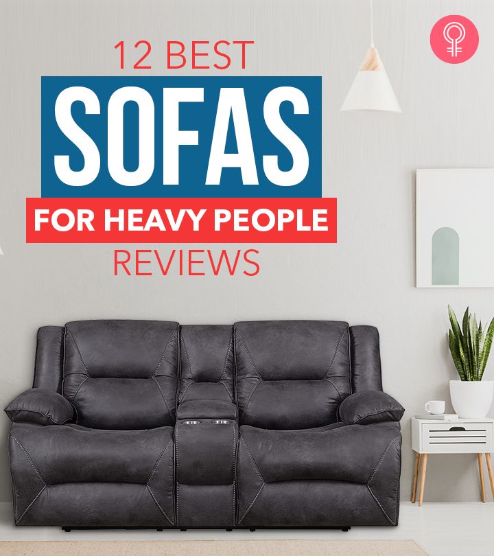 12 Best Sofas For Heavy People That Are Comfy & Durable – 2023 Pertaining To Heavy Duty Sectional Couches (View 11 of 20)
