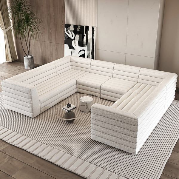 Featured Photo of 2024 Best of U-shaped Modular Sectional Sofas