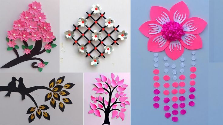 6 Amazing Paper Craft!!! Wall Hanging Craft Ideas!! Room Decoration/diy Art  And Craft /creative Art | Paper Wall Art Diy, Wall Hanging Crafts, Paper  Crafts In Most Current Handcrafts Hanging Wall Art (View 10 of 20)