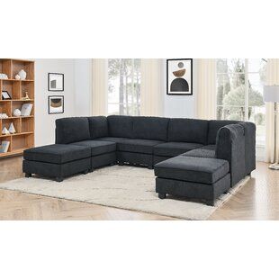 6 Seater Sectional | Wayfair For 6 Seater Sectional Couches (View 20 of 20)