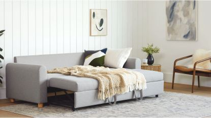 Best Sleeper Sofas 2022: Twin, Full, Queen, And Sectional | Real Homes Within Oversized Sleeper Sofa Couch Beds (View 14 of 20)