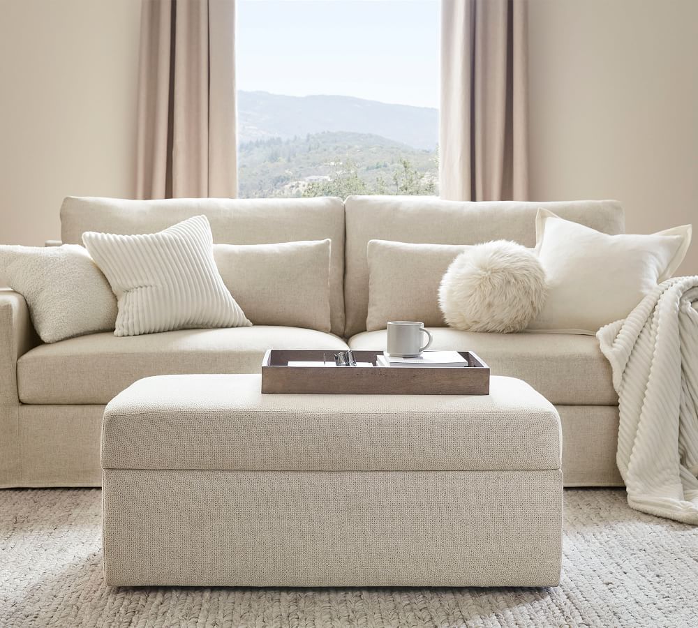 Featured Photo of 2024 Latest Sofas with Storage Ottoman