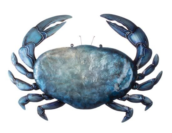 Blue Crab Wall Art – Dorset Gifts Within 2018 Crab Wall Art (View 8 of 20)