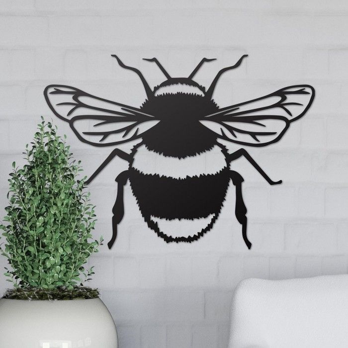 Bumble Bee Steel Wall Art | Black Country Metalworks For Best And Newest Metal Wall Bumble Bee Wall Art (View 4 of 20)