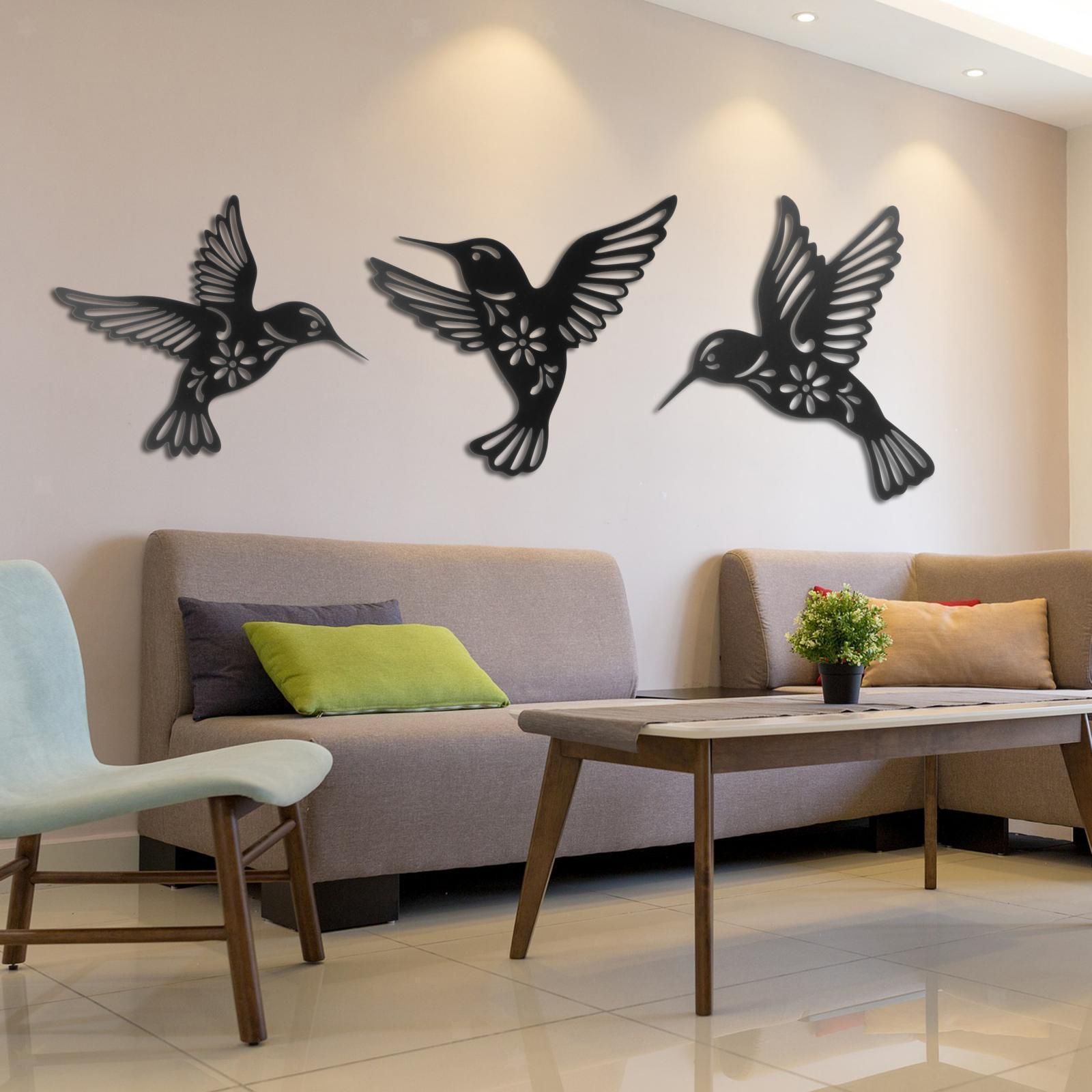 Cute Geometric Hummingbird Abstract Home Wall Art Decor Print | Ebay In Newest Hummingbird Wall Art (View 18 of 20)
