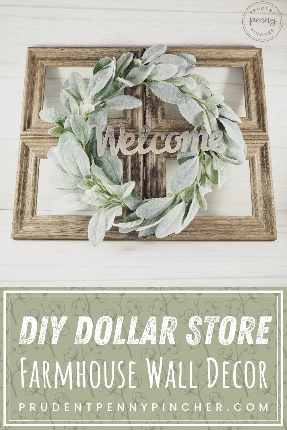 Diy Dollar Store Farmhouse Wall Decor – Prudent Penny Pincher With Most Recently Released Farmhouse Ornament Wall Art (View 12 of 20)