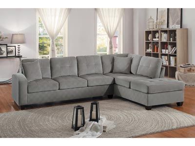 Emilio Taupe 2 Pc Reversible Sectional Sofa With Chaise | Cort Furniture  Outlet With Regard To Reversible Sectional Sofas (View 5 of 20)