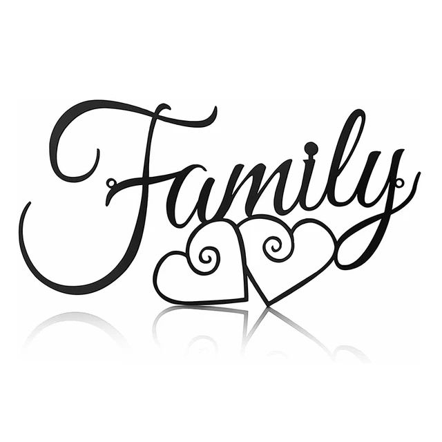 Family Wall Sign Family Wall Decor Sign Family Word Wall Art Family Wall  Hanging Letter Type With Most Popular Family Wall Sign Metal (View 14 of 20)