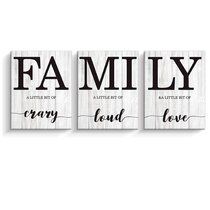 Family Word Wall Decor | Wayfair In Latest Family Word Wall Art (View 13 of 20)