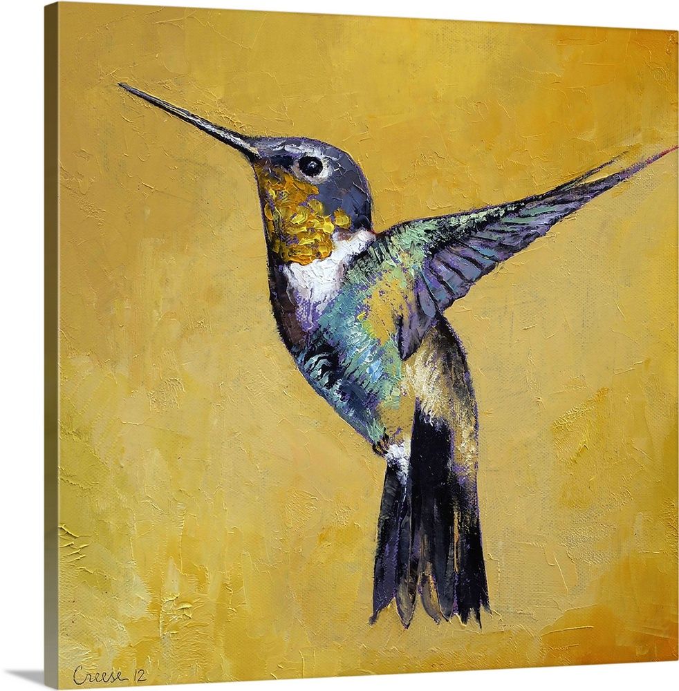 Hummingbird Wall Art, Canvas Prints, Framed Prints, Wall Peels | Great Big  Canvas In Most Recent Hummingbird Wall Art (View 14 of 20)