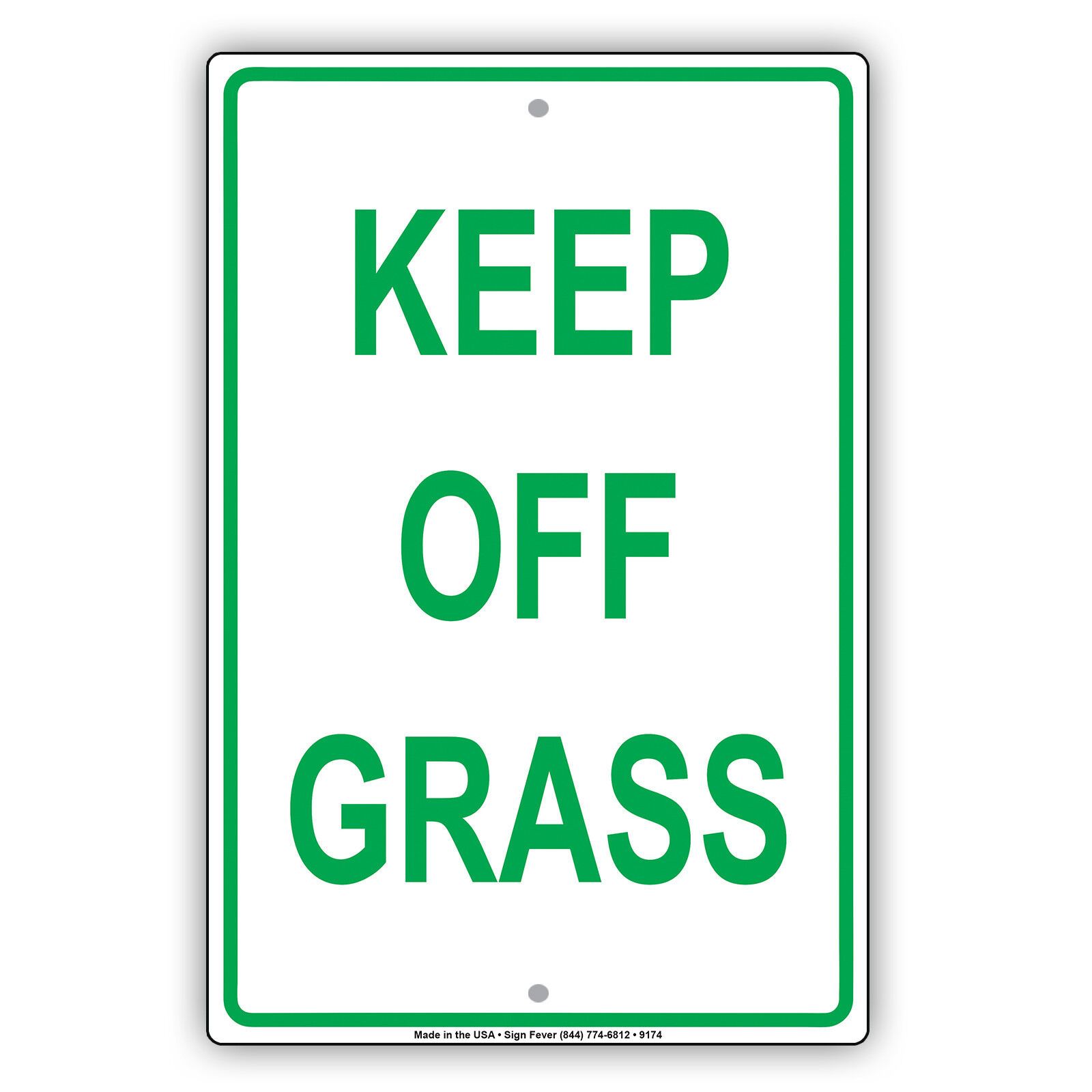Keep Off Grass Wall Art Decor Novelty Notice Caution Aluminum Metal Sign |  Ebay With Regard To Most Up To Date Metal Sign Stake Wall Art (Gallery 12 of 20)