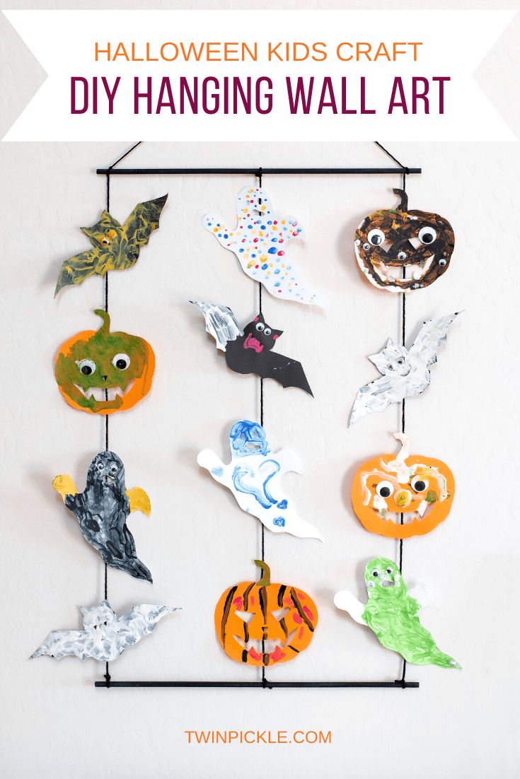 Kids Halloween Hanging Wall Art Craft – Twinpickle Inside Most Popular Handcrafts Hanging Wall Art (View 17 of 20)