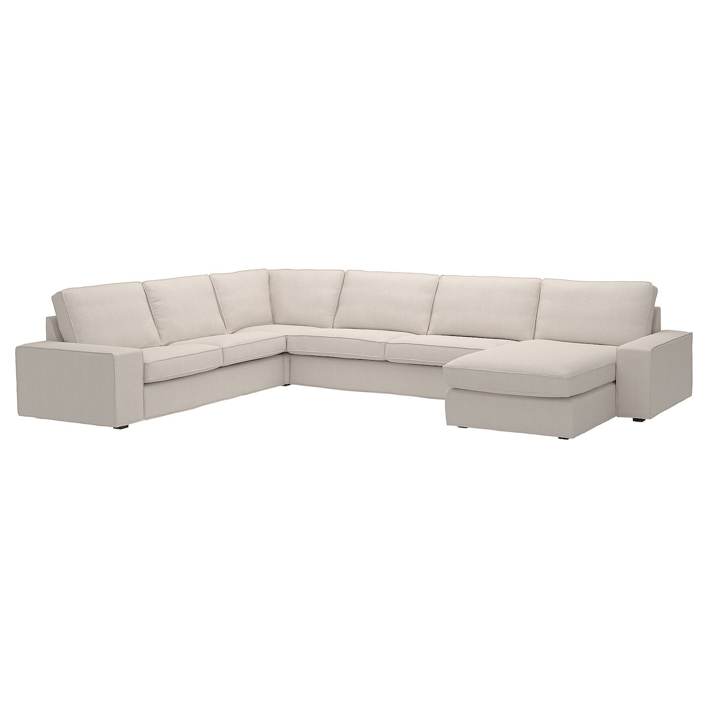 Kivik Sectional 6 Seat Crn/chaise, Tresund Light Beige – Ikea For 6 Seater Sectional Couches (View 19 of 20)