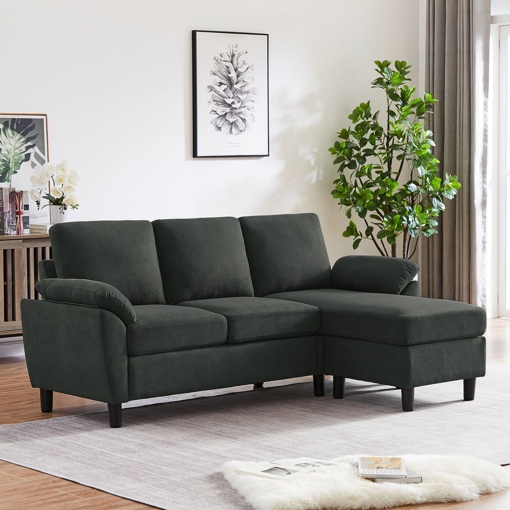 L Shape Sectional Sofas – Overstock Inside L Shapped Apartment Sofas (View 10 of 20)