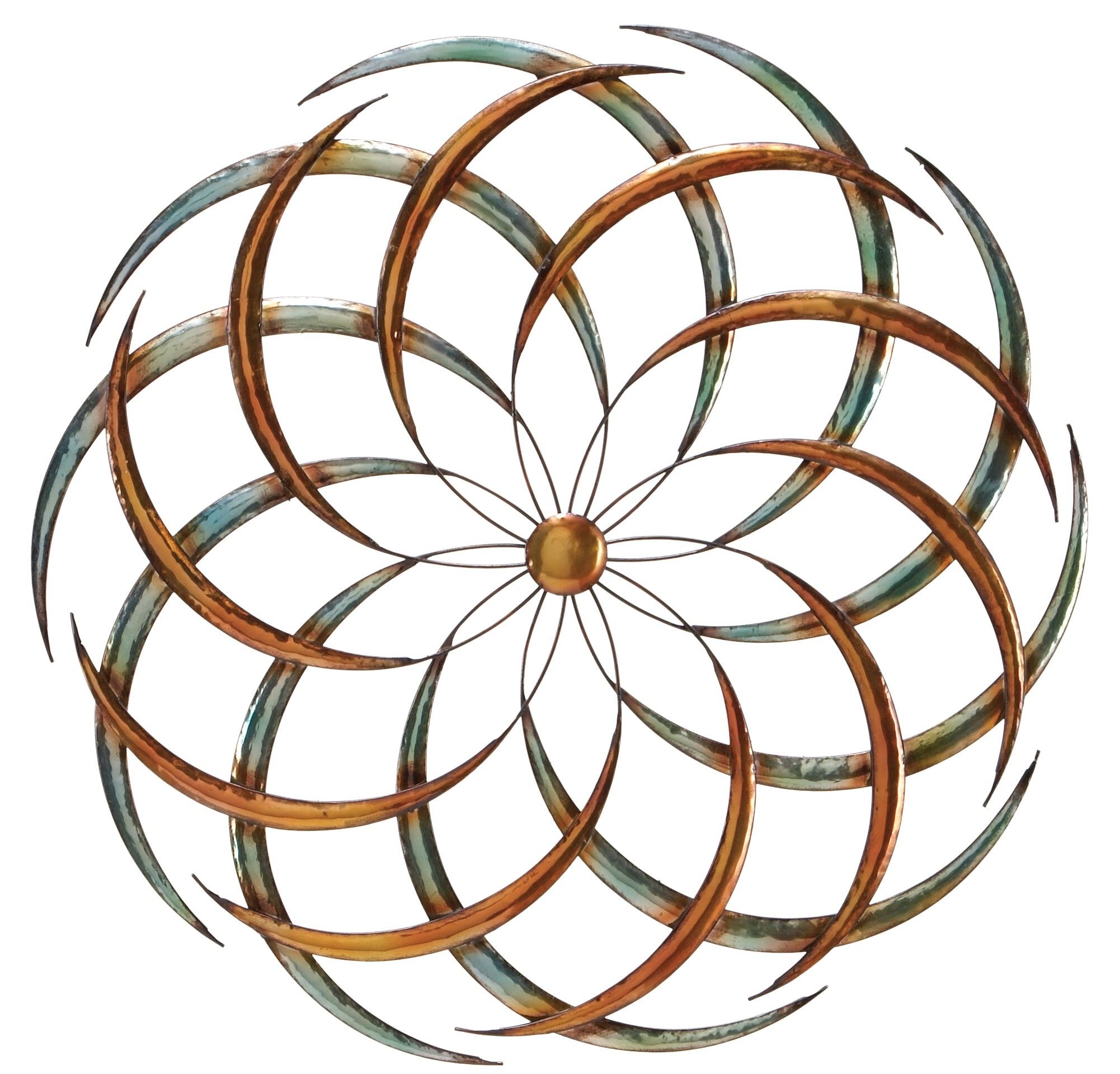 Large Round Metal Wall Art – Ideas On Foter Intended For 2018 Multicolor Metal Plates Centerpiece Wall Art (View 19 of 20)