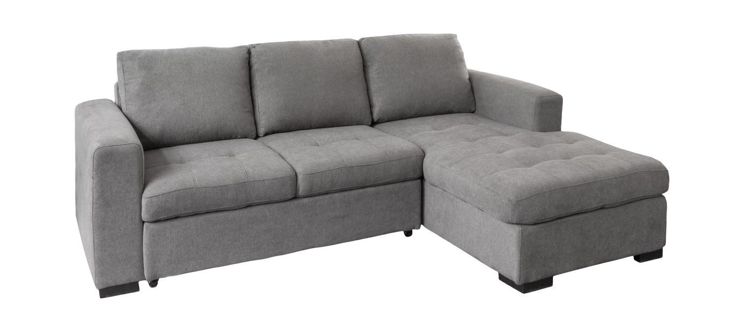 Louden 2 Piece Sleeper Sectional With Chaise – Hom | Dock86 Intended For Left Or Right Facing Sleeper Sectional Sofas (View 2 of 20)