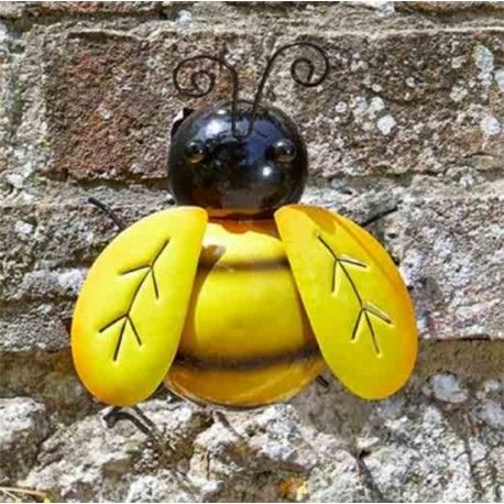 Medium Wall Art Metal Bee Ornament – Moles Garden Store Intended For Most Recent Bee Ornament Wall Art (Gallery 10 of 20)