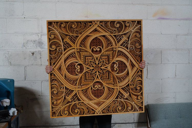 Mesmerizing Laser Cut Wood Wall Art Feature Layers Of Intricate Patterns Intended For Newest Intricate Laser Cut Wall Art (Gallery 1 of 20)