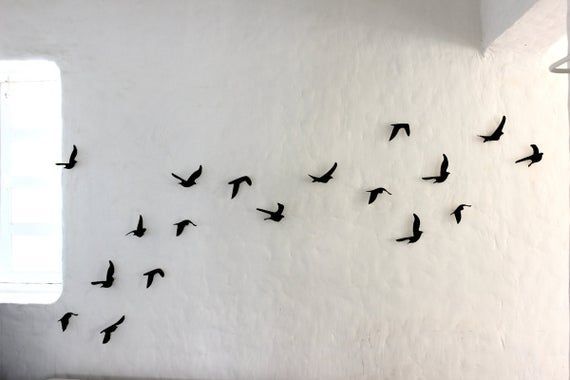 Metal Bird Wall Art, Bird Wall Decor, Metal Birds Pertaining To Most Recently Released Metal Bird Wall Art (Gallery 7 of 20)