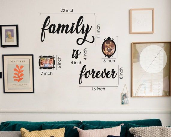Metal Family Is Forever Sign Metal Wall Art Home Decor Wall – Etsy Within Recent Family Wall Sign Metal (Gallery 4 of 20)