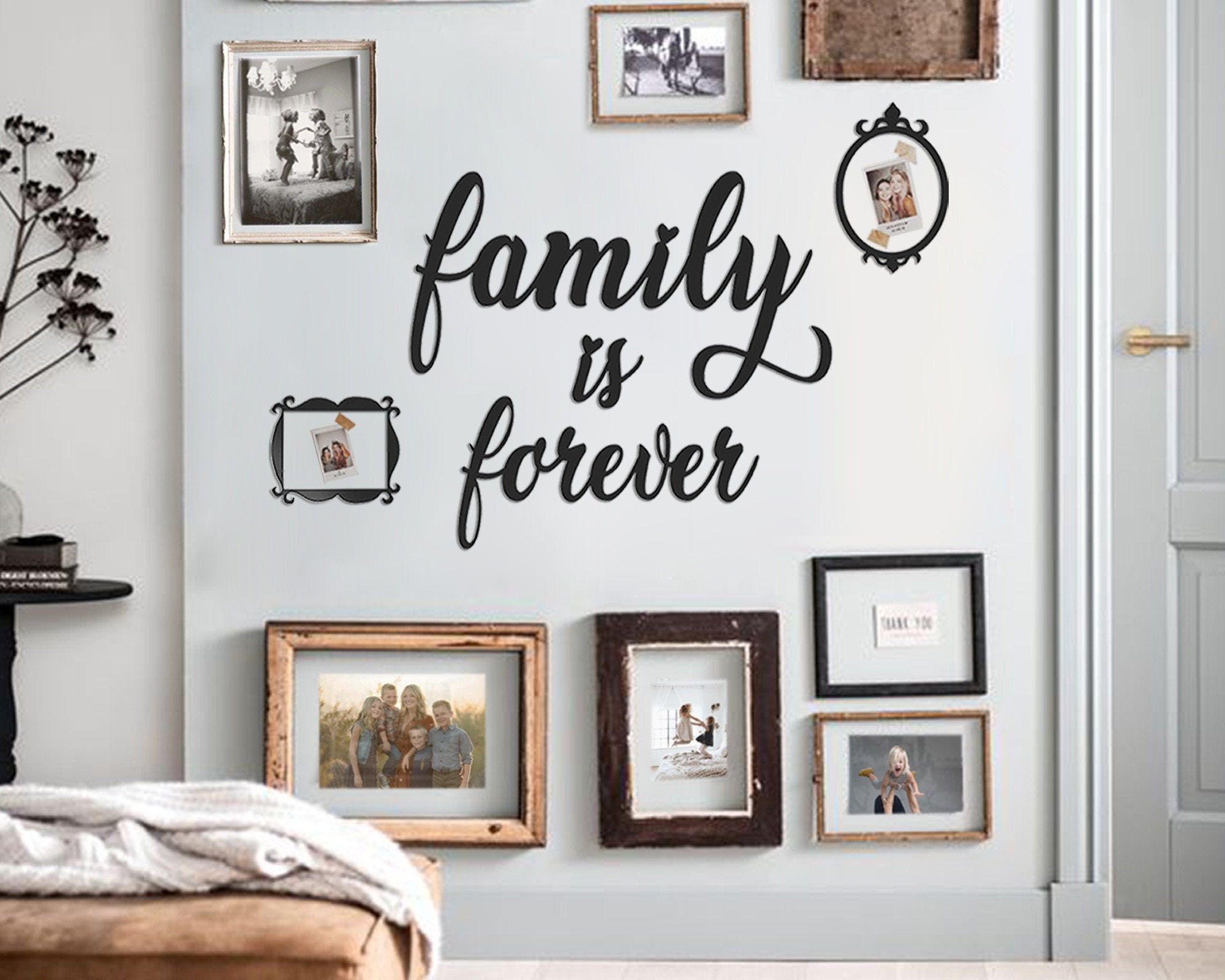 Metal Family Is Forever Sign Metal Wall Art Home Decor Wall – Etsy Within Recent Family Wall Sign Metal (Gallery 2 of 20)